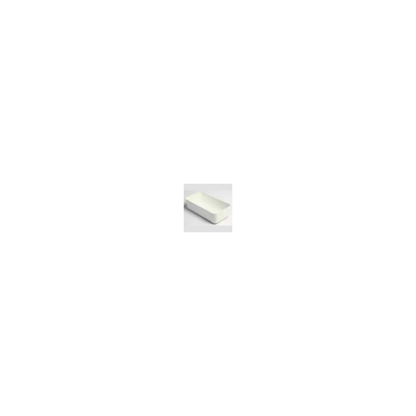 Plat Poliproof blanc 28x14x8cm