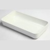 Plat Poliproof blanc 28x14x5cm