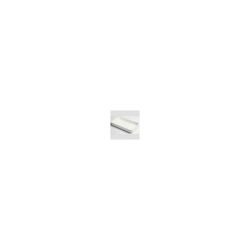 Plat Poliproof blanc 28x14x5cm