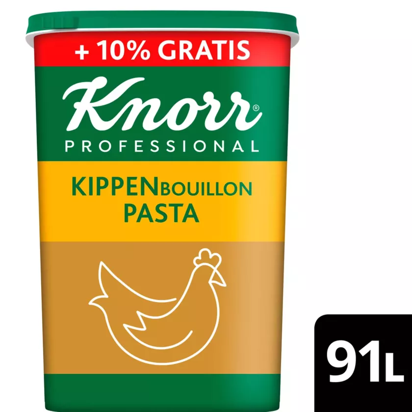 Promo bouillon poulet pate Knorr Professional - 1,5kg+10% gratuit