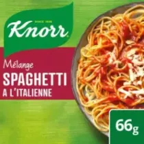Mix spaghetti retail 10x66g Knorr retail (carton de 10 pièces)