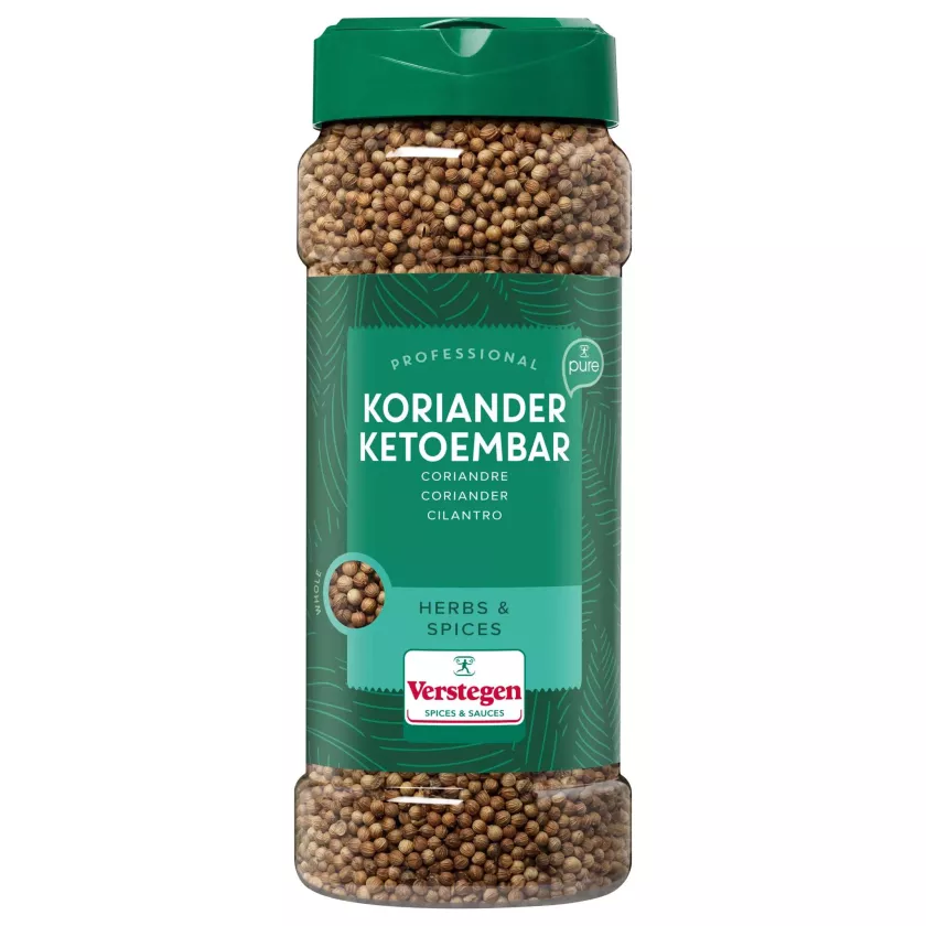 Coriandre entier 165g Verstegen PURE Herbs & Spices