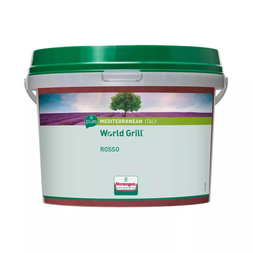 Huile aromat.rosso world grill Verstegen PURE (seau de 2,7 kg)