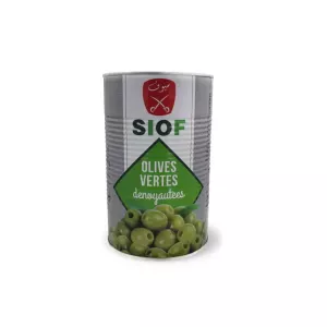 Olives vertes 30/33 - denoyautees Siof - 2kg poids egoutte