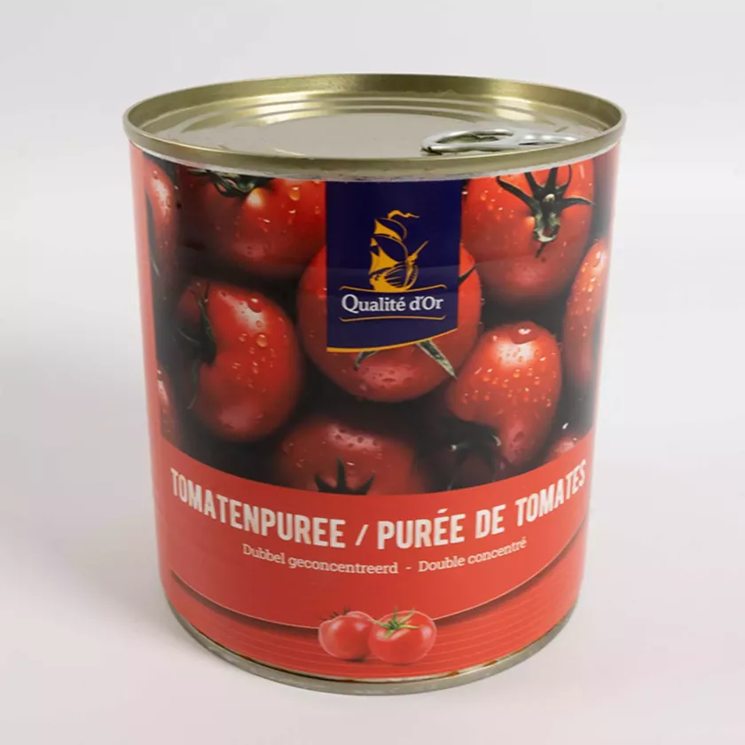 Tomates double concentre 800g Qualite d'Or (plateau de 12 pièces)