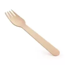 Fourchette bois 16cm (carton de 2 000 pièces)