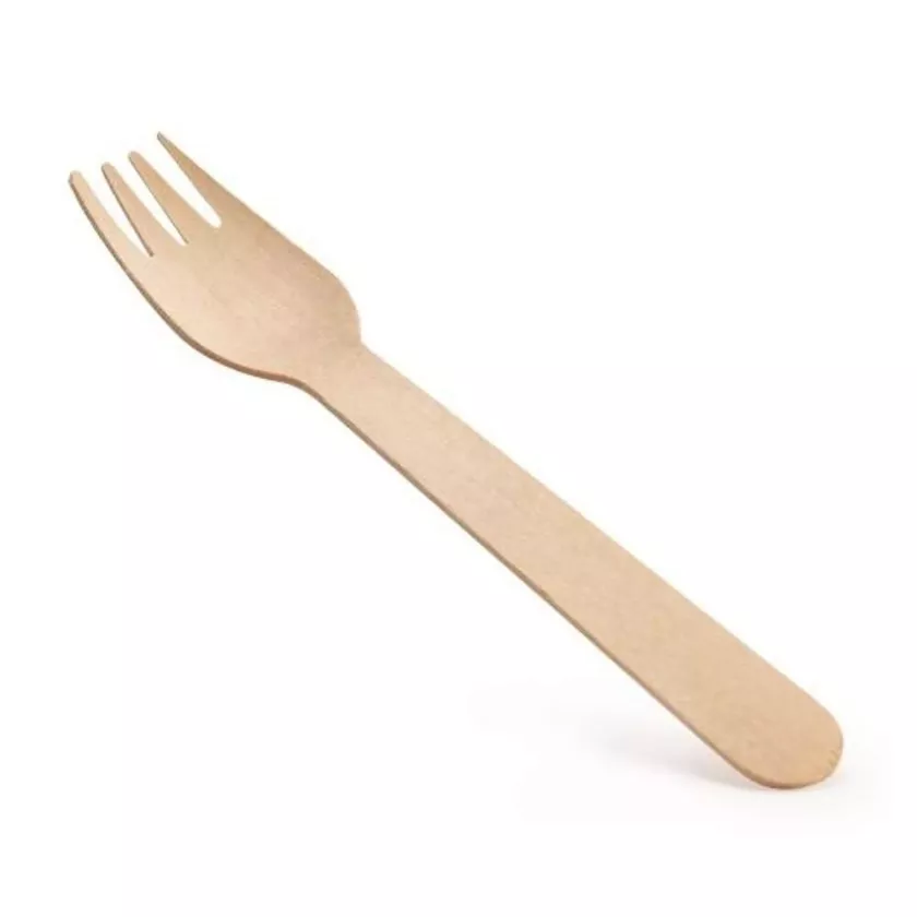Fourchette bois 16cm (carton de 2 000 pièces)