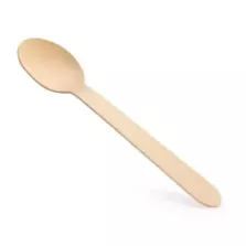 Cuillere bois 16cm (carton de 2 000 pièces)