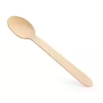 Cuillere bois 16cm (carton de 2 000 pièces)