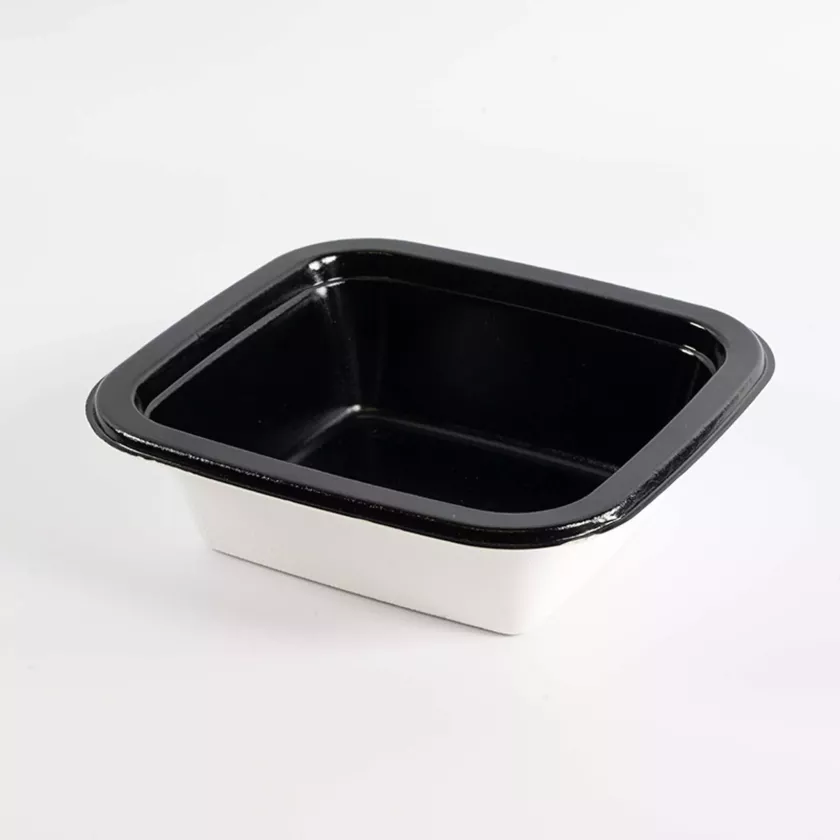 Papier/PET folie 1/6 GN noir 176x162x50mm - Sofitray (carton de 620 pièces)