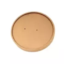 Carton/PE couvercle brun d99mm (carton de 500 pièces)