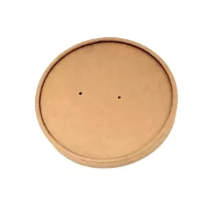 Carton/PE couvercle brun d99mm (carton de 500 pièces)