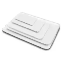 Carton plateau blanc 14x19cm (carton de 400 pièces)