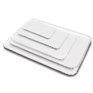 Carton plateau blanc 14x19cm (carton de 400 pièces)