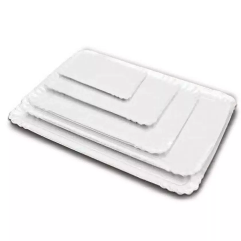 Carton plateau blanc 19x28cm (carton de 200 pièces)