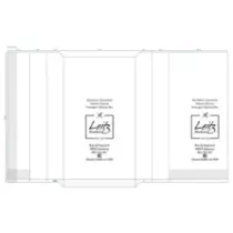 Sac pain imprime par blanc 400x220x(2x52)mm 1kg rond Leitz Olivier