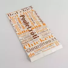 Sachet poulet coq hot roast chicken 180x65x355mm (carton de 500 pièces)