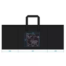 PP sac isotherme tisse Imprime 360x300+200mm - 1c la Ferme Delval (carton de 50 pièces)