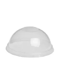 PET couvercle dome transparent pour PET cup diametre 92,7mm (carton de 1 000 pièces)