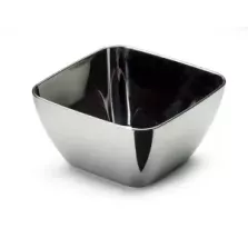 Mini tasting bowl amuse argent 57x57x32mm (carton de 200 pièces)