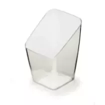 Tasting glass transparent 40x40x75mm Sabert (carton de 200 pièces)