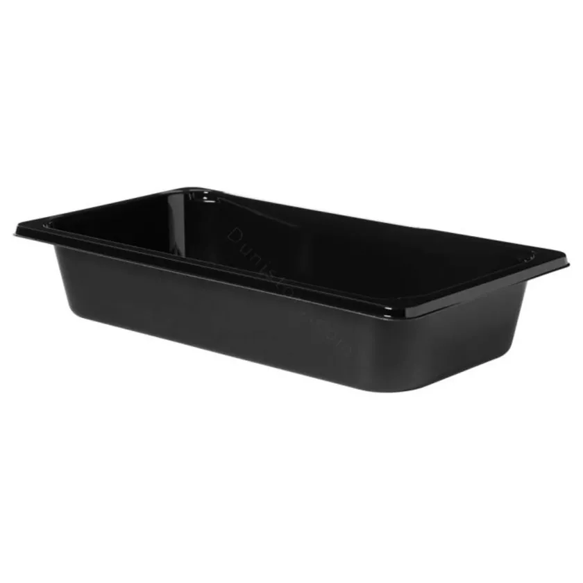 CPET 1/3 GN H60 noir 325x175x60mm Duni 171806 (carton de 174 pièces)