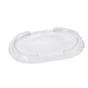 Couvercle APET ravier 525ml ovale 180x120mm empilable (carton de 600 pièces)