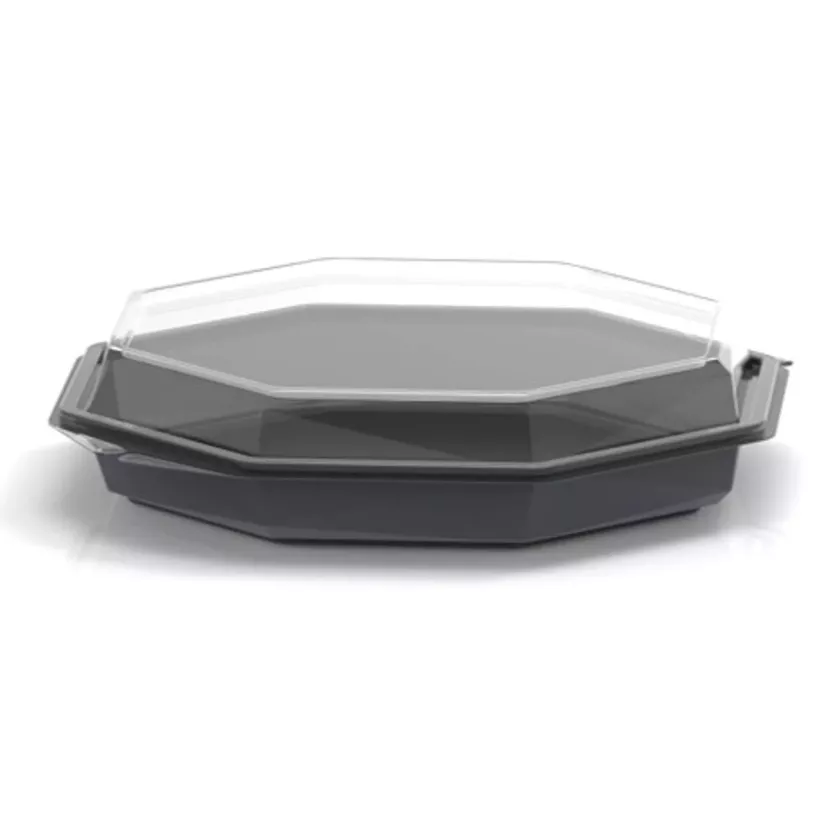 Octaviewbox froid gris 230x230x50mm Duni 211937 (carton de 192 pièces)