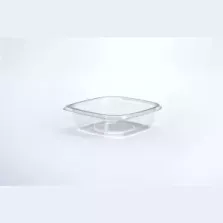 PET square tub 250ml 120x120x34mm transp (carton de 1 000 pièces)