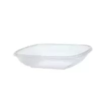 PET square bowl 750ml 192x192x44mm transp (carton de 300 pièces)