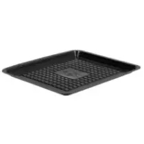 RPET plat charcuterie noir 16x22cm (carton de 1 000 pièces)