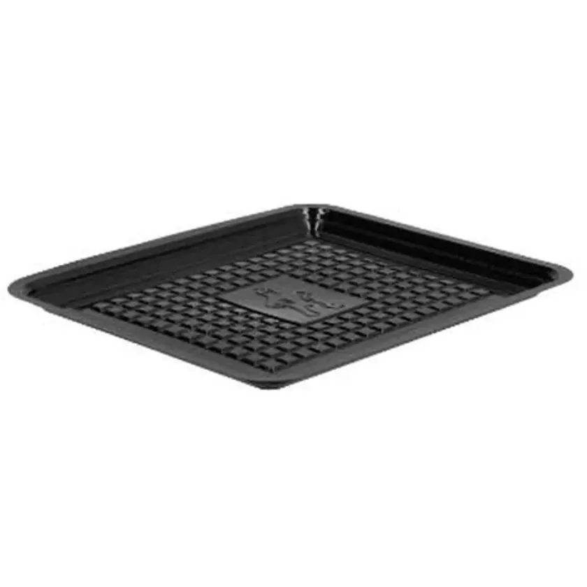 RPET plat charcuterie noir 16x22cm (carton de 1 000 pièces)