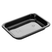 PP tray 187x137x25mm noir 2187-1Z - F (carton de 848 pièces)