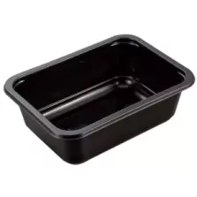PP tray 187x137x60mm noir 2187-1H - F (carton de 304 pièces)