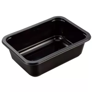 PP tray 187x137x60mm noir 2187-1H - F (carton de 304 pièces)