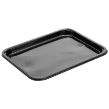 PP tray 227x178x15mm noir 1COMP 2227-1R - F (carton de 384 pièces)