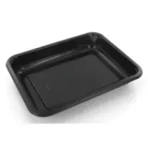 PP tray 227x178x32mm noir 1COMP 2227-1D - F (carton de 348 pièces)