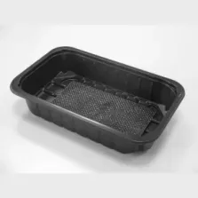 PP tray 230x145x50mm noir e- legere- cr- fr+ f.buv noir (carton de 656 pièces)