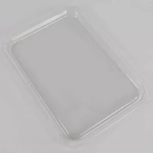 RPET tray 250x180x15mm transp (carton de 680 pièces)