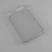 RPET tray 227x178x18mm transp (carton de 816 pièces)