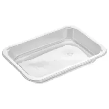 PP tray 187x137x25mm transp 2187-1Z - F (carton de 848 pièces)