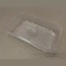 RPET/PE tray 230x145x36mm transp fond SAM (lot de 4 104 pièces)