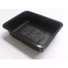 PP tray 227x178x50mm noir E - rw - vb + buvard noir (lot de 432 pièces)