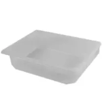 PP 1/2 GN H80 5L transp 325x265x80mm M (carton de 96 pièces)