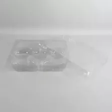 RPET 1/2 GN H50 transp 7COMP - 325x265x50mm (carton de 120 pièces)