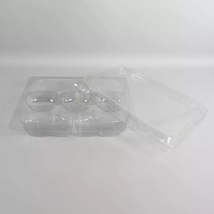 RPET 1/2 GN H50 transp 7COMP - 325x265x50mm (carton de 120 pièces)