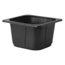 PP 1/6 GN H100 1,6L noir 176x162x100mm Duni 171808 (carton de 300 pièces)
