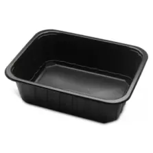 PP 1/2 GN H115 6L noir 313x245x115mm a (carton de 108 pièces)