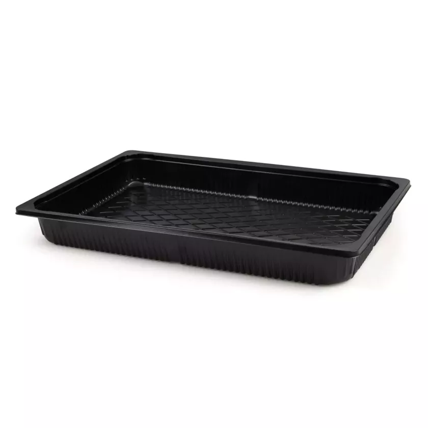 PP 1/1 GN H60 10L noir 530x325x60mm M (carton de 48 pièces)