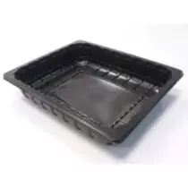 PP 1/2 GN H60 3,8L noir 325x265x60mm legere E (carton de 138 pièces)